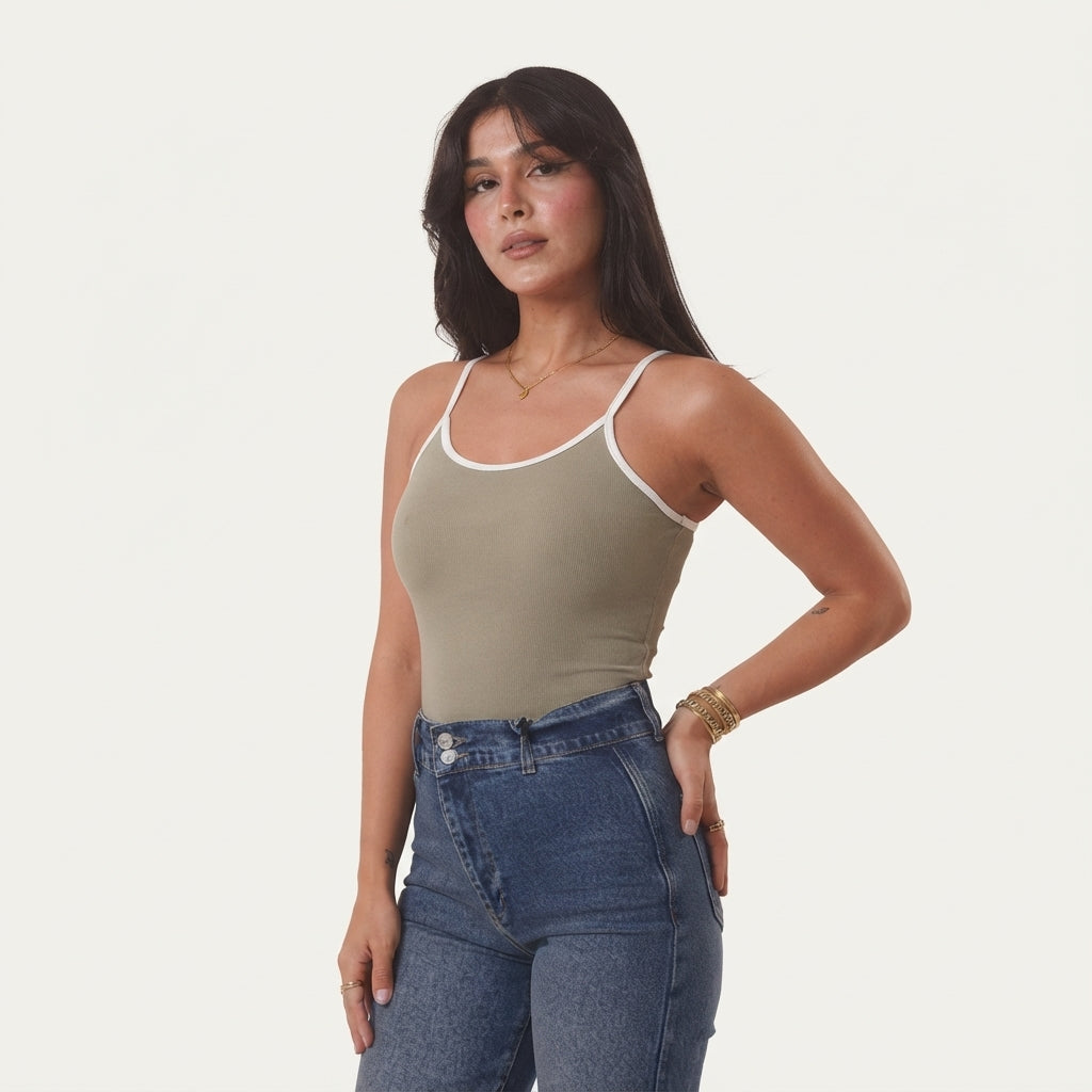 Contrast Contour Bodysuit