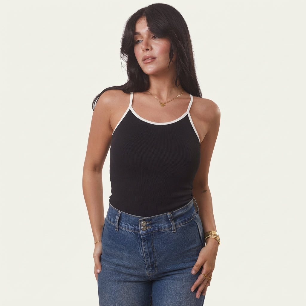 Contrast Contour Bodysuit