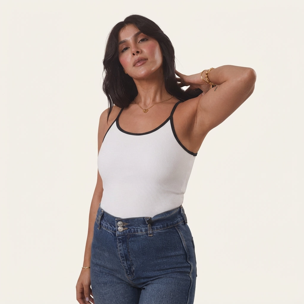 Contrast Contour Bodysuit