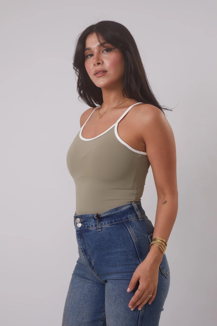 CONTRAST CONTOUR BODYSUIT