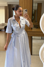 Robe Rayée Femme