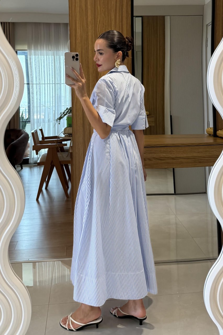 Robe Rayée Femme