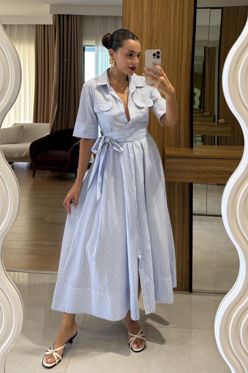 Robe Rayée Femme